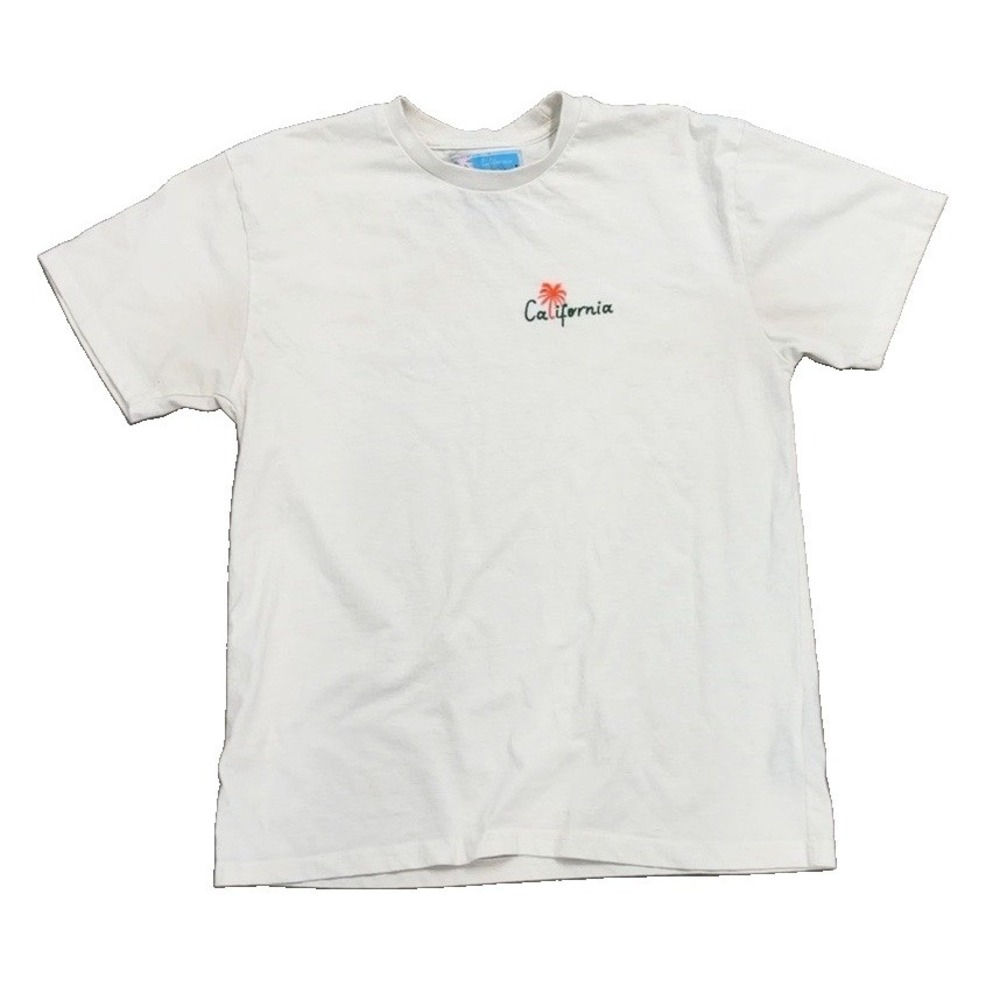 California Palm Tree Graphic T-Shirt Brandmakers Group Made in USA Size Small